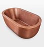 Cuitzeo Antique Copper Soaking Tub