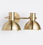 OPEN BOX Gearhart Double Sconce - Antique brass