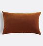 Open Box: Italian Velvet Pillow Cover - Rust - 16"x26"