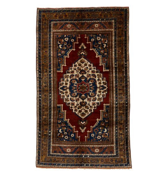 Vintage Hand-Knotted Turkish Rug, approx. 6' x 10' | Rejuvenation