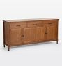 Open Box: Ladd Walnut Sideboard, No Drawer Pulls - Oil Rubbed Bronze