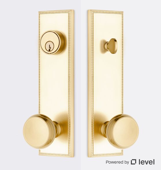 Lachlan Lever Exterior Door Hardware Tube Latch Set | Rejuvenation