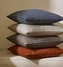 Woven Dobby Cross Stitch Pillow Cover