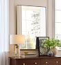 Rectangle Floating Metal Framed Mirror
