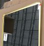 Open Box: Wide Metal Frame Mirror, 30&quot;W x 42&quot;H - Aged Brass