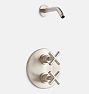 Waterhouse Thermostatic Shower Set, Brushed Nickel
