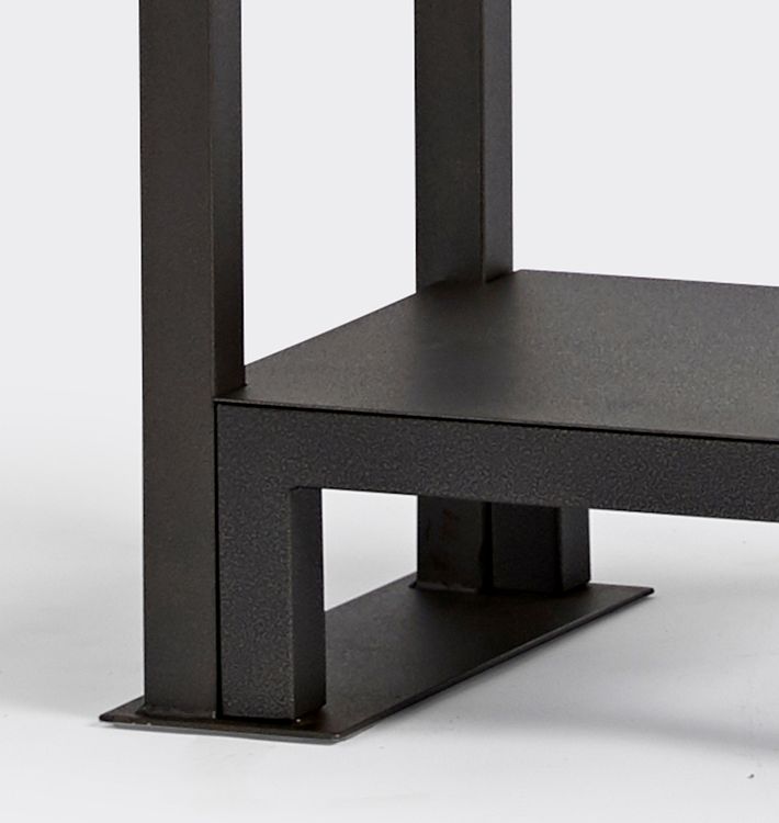 Indoor/Outdoor Tall Firewood Holder with Storage Rack Rejuvenation