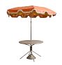 Vintage Outdoor Table MCM Orange