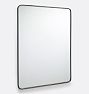 OPEN BOX: Rounded Rectangle Metal Framed Mirror, 30" x 42" - Oil-Rubbed Bronze