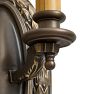 Vintage Classical Revival Double-Candle Sconce with Oval Backplate