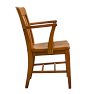Vintage Traditional Banker Style Oak Dining Chair