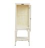 Vintage White Steel Medical Cabinet