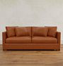 Wrenton Leather Sofa, 72-108&quot;