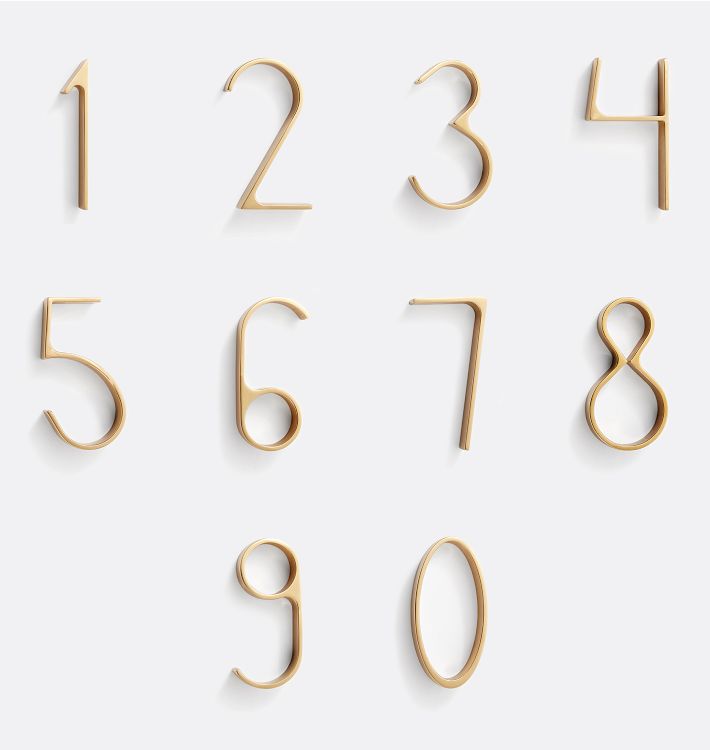 6&quot; Warren House Numbers
