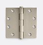 Bronze Gate Template Hinge, 4-1/2" - White Bronze