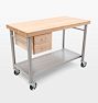 John Boos Cucina Magnifico Kitchen Cart - 48" - Maple