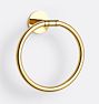 OPEN BOX Hughes Towel Ring, Aged Brass