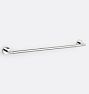 Hughes 24" Towel Bar, Polished Nickel