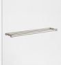 Trask Shower Door Pull, 18" x 18" - Polished Nickel