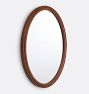 Bryson Wood Frame Oval Mirror