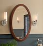 Bryson Wood Frame Oval Mirror