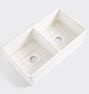Frost Fireclay Double Kitchen Sink