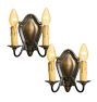 Pair Sconce 2 candle classic