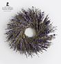 Lavender Blossoms Dried Wreath, 20"