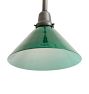 Pendant with Vintage Industrial Green Cone Shade