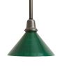 Pendant with Vintage Industrial Green Down Shade