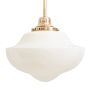 Pendant with Vintage Milk Glass Shade