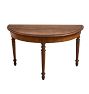 Vintage Traditional Half-Round Wood Table