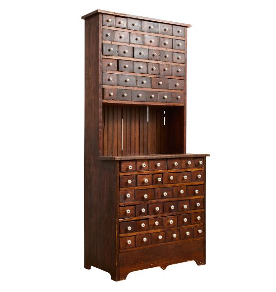 金属製キャビネット　Industrial Doctors Cabinet Steampunk Industrial Steel and Glass Medical Cabinet | Zin Home