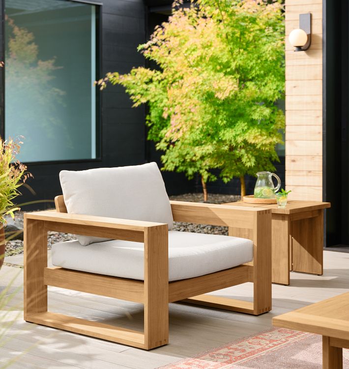 Teak Outdoor Lounge Chair Design Tokio Teak Outdoor Chair Relaxing