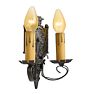 Vintage 2-Light Romance Revival Candle Sconce