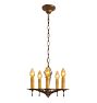 Vintage Classical Revival 5 Light Chandelier Smaller Frame with Decortive Tassles