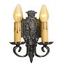 Vintage 2-Light Romance Revival Candle Sconce