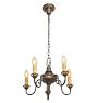 Vintage Classical Revival 5-Light Candle Chandelier