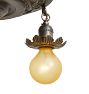 Vintage Classical Revival Flush Mount Pan Fixture 3-Light Barebulb