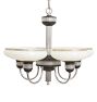 Vintage Colonial 5-Light Chandelier with Cup Shade