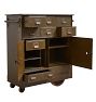 Vintage Industrial Steel Rolling Cabinet