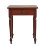Vintage Traditional Wood Night Stand with Turned Legs