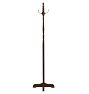 Vintage Walnut Turned Wood Coat Hat Rack Hall Tree