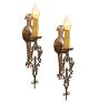 Vintage Pair of Romance Revival Candles Sconces