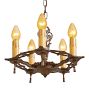 Vintage Classical Revival 5 Light Chandelier Smaller Frame with Decortive Tassles
