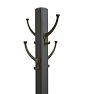 Vintage Simple Rustic Coat Hat Rack Hall Tree Painted Wood