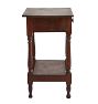 Vintage Traditional Single-Drawer Wood Night Stand