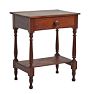 Vintage Traditional Single-Drawer Wood Night Stand