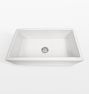 Gardener Fireclay Reversible Single Kitchen Sink, 33" x 19" x 10"
