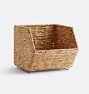 Stafford Stackable Baskets, 14-1/2"L x 14-1/2"W x 12-1/2"H - Natural
